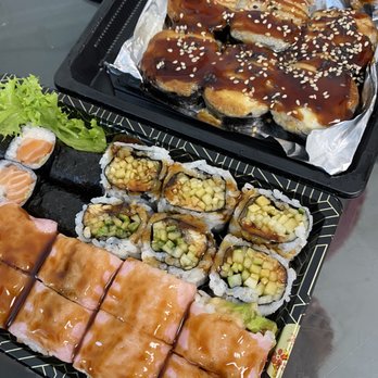 Gourmet Asian Bistro - Salmon roll, eel and cucumber roll, Godzilla roll, volcano roll - Japanese Near Me - Derwood, Maryland Gourmet Asian Bistro - Salmon roll, eel and cucumber roll, Godzilla roll, volcano roll - Japanese Near Me - Derwood, Maryland