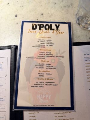 Menu photo 1 D'Poly Taco Grill & Beer El Centro, CA