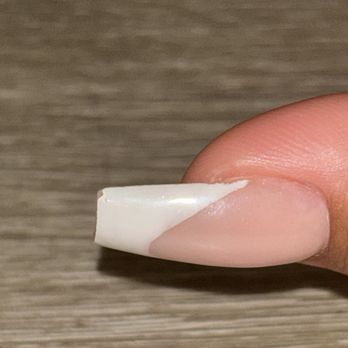Luv Nails & Spa - After getting fixed already chipping - Nail Salons Near Me - Huntington Beach, California