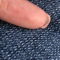 Nails And Spa - Dip left under my fingernail