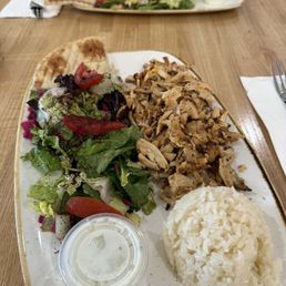 Chicken gyro plate