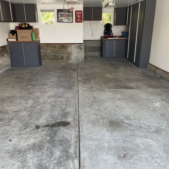 Arceo Epoxy Concrete Coatings - Before and after - Flooring Near Me
