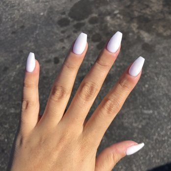 Lee Nail & Spa - White Dip Powder Coffin Nails - Nail Salons Near Me - Russellville, Alabama Lee Nail & Spa - White Dip Powder Coffin Nails - Nail Salons Near Me - Russellville, Alabama
