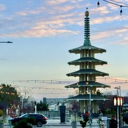 Japantown Peace Plaza - Plaza- scene from Buchanan mall