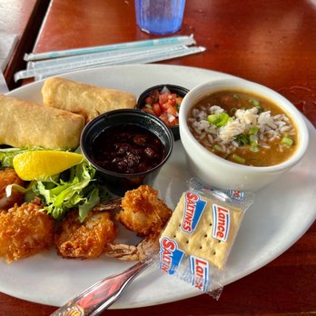Pompano Joe's - New Taste of the Island sampler - Seafood Near Me - Destin, Florida Pompano Joe's - New Taste of the Island sampler - Seafood Near Me - Destin, Florida