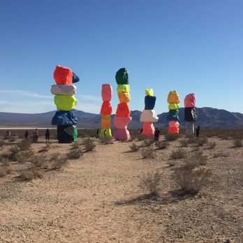 Seven Magic Mountains - Public Art Near Me - Las Vegas, Nevada Seven Magic Mountains - Public Art Near Me - Las Vegas, Nevada