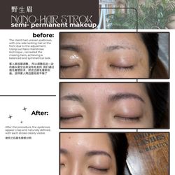 Semi-permanent makeup