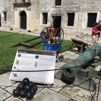 Castillo de San Marcos - bottom area of the fort - Landmarks & Historical Buildings Near Me - Saint Augustine, Florida