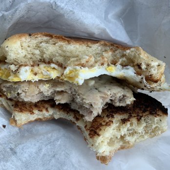 The Bake Shop - Cheese?  Maybe?  Burned? Definitely. - Bagels Near Me - Williamsburg, Virginia