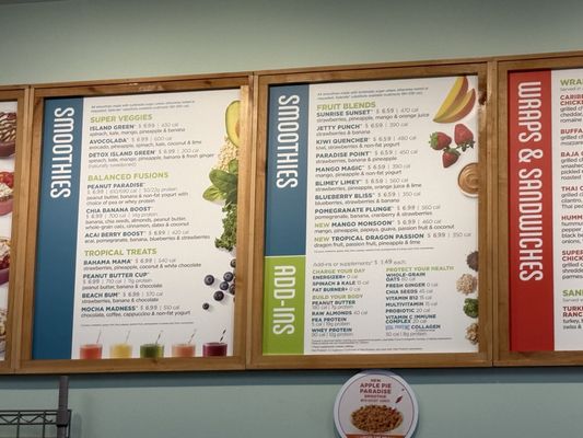 Menu photo 1 Tropical Smoothie Cafe Indianapolis, IN Menu photo 1 Tropical Smoothie Cafe Indianapolis, IN