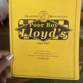 Poor Boy Lloyd's - Menu - Southern Near Me - Baton Rouge, Louisiana Poor Boy Lloyd's - Menu - Southern Near Me - Baton Rouge, Louisiana