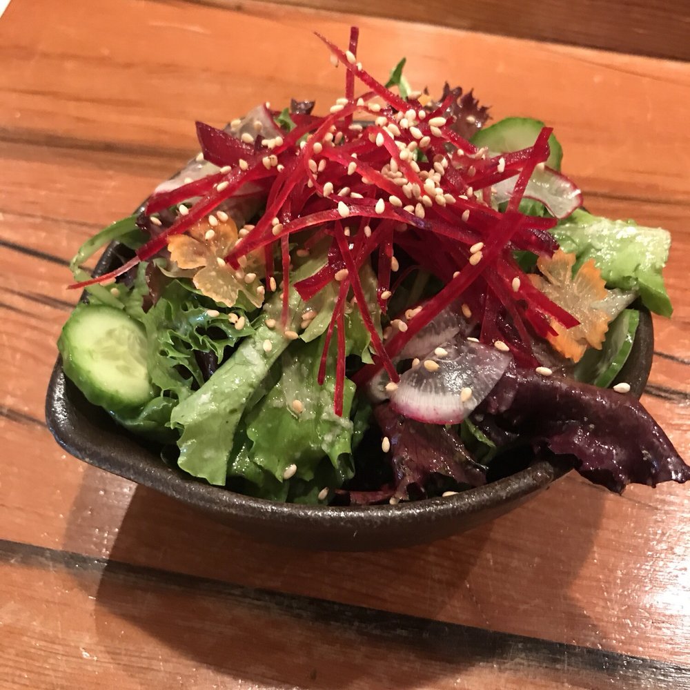 Miyake - Beautiful house salad - Japanese Near Me - Portland, Maine Miyake - Beautiful house salad - Japanese Near Me - Portland, Maine