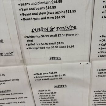 Southside African Restaurant - Menu - African Near Me - Chicago, Illinois Southside African Restaurant - Menu - African Near Me - Chicago, Illinois
