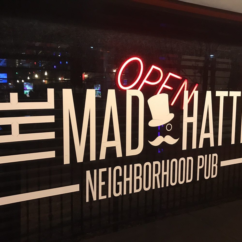 The Mad Hatter - a neon sign for the mad hatter neighborhood pub - Pubs Near Me - Fort Worth, Texas The Mad Hatter - a neon sign for the mad hatter neighborhood pub - Pubs Near Me - Fort Worth, Texas