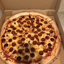Large Cheese and Pepperoni pizza
