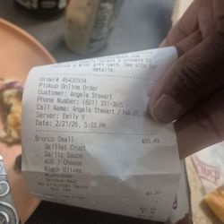 Pizza Ranch - What I ordered
