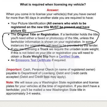 Canyon Park Licensing - Employee got defensive when I pointed this out, apparently she didn't even know about their own website - Registration Services Near Me - Bothell, Washington Canyon Park Licensing - Employee got defensive when I pointed this out, apparently she didn't even know about their own website - Registration Services Near Me - Bothell, Washington