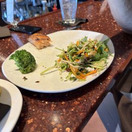 Salad with salmon