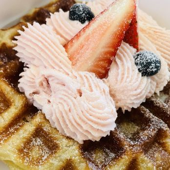 Ones Cafe & Bakery - Strawberry Croffle. Awesome. - Coffee & Tea Near Me - Castro Valley, California Ones Cafe & Bakery - Strawberry Croffle. Awesome. - Coffee & Tea Near Me - Castro Valley, California