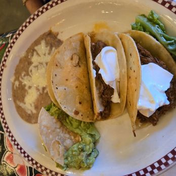 Red Iguana 2 - Shredded beef tacos - Mexican Near Me - Salt Lake City, Utah