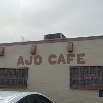 Ajo Cafe - two cars parked in front of the building - Diners Near Me - Tucson, Arizona Ajo Cafe - two cars parked in front of the building - Diners Near Me - Tucson, Arizona