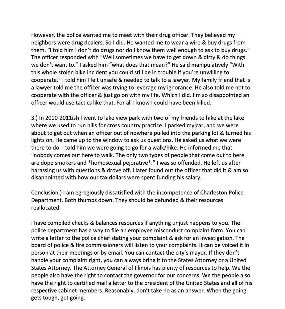 CHARLESTON POLICE DEPARTMENT 614 6th St, Charleston, IL Yelp