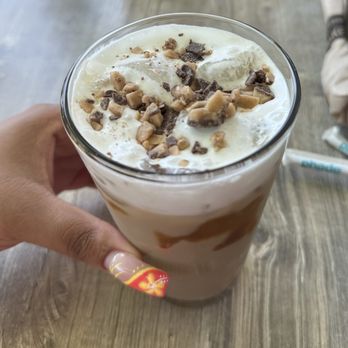 First Watch - Honey Caramel Crunch Iced Coffee - Breakfast & Brunch Near Me - Suffolk, Virginia