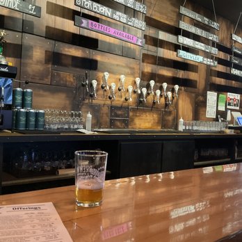 Gathering Place Brewing Company - Samples in tap room at bar. - Breweries Near Me - Milwaukee, Wisconsin