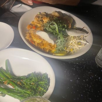 Poor Calvin's - Pad Thai Tiger Shrimp and Half Lobster Tail - Asian Fusion Near Me - Atlanta, Georgia Poor Calvin's - Pad Thai Tiger Shrimp and Half Lobster Tail - Asian Fusion Near Me - Atlanta, Georgia