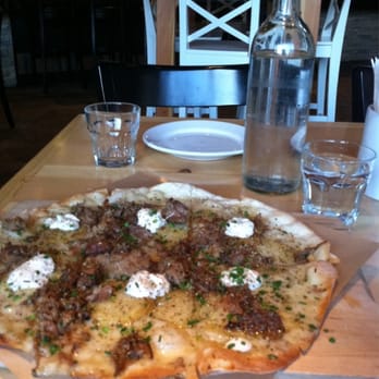 Kentro Greek Kitchen - Lamb Flatbread - Greek Near Me - Fullerton, California Kentro Greek Kitchen - Lamb Flatbread - Greek Near Me - Fullerton, California