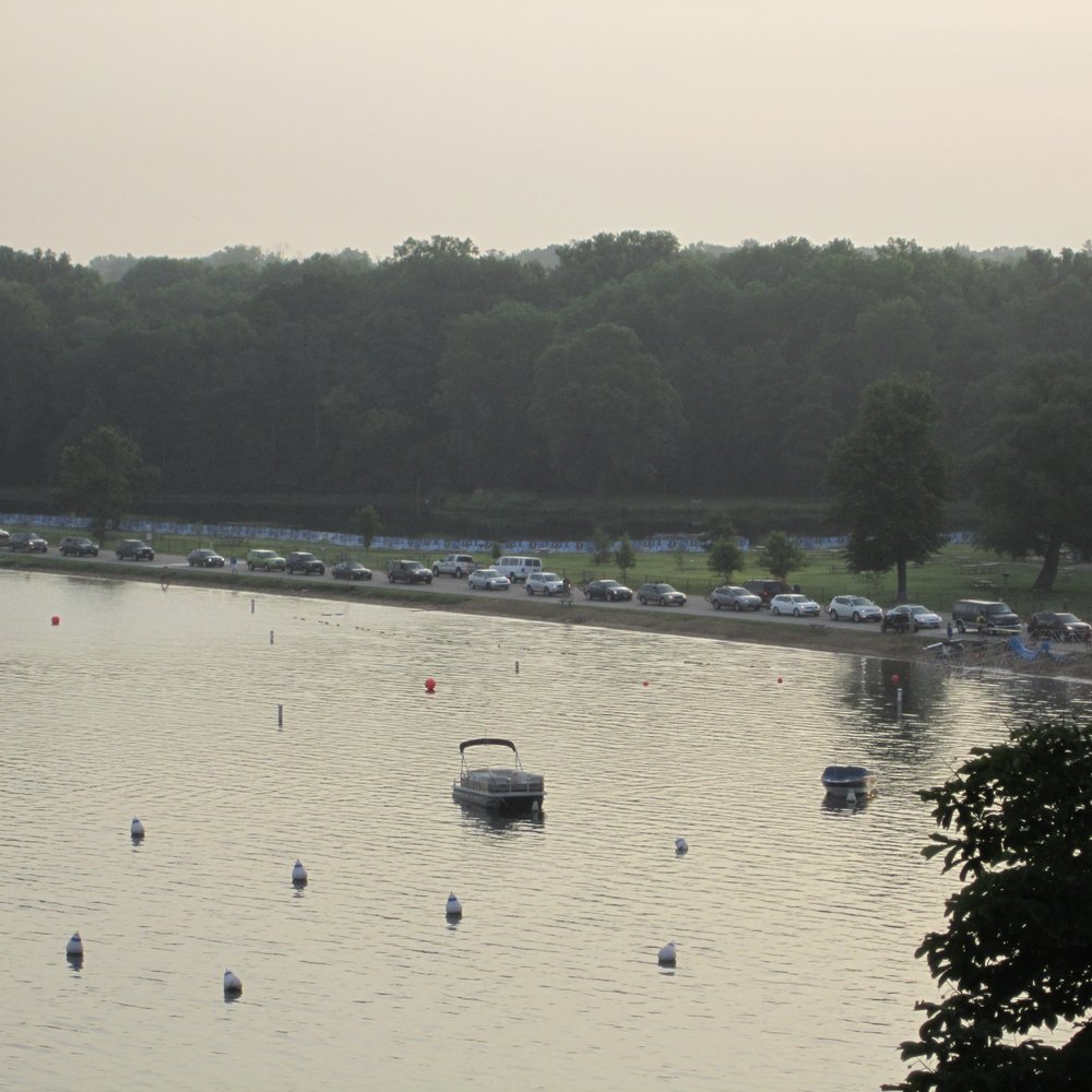 Bigfoot Triathlon - The line of cars waiting to get into the park on race day. - Races & Competitions Near Me - Lake Geneva, Wisconsin Bigfoot Triathlon - The line of cars waiting to get into the park on race day. - Races & Competitions Near Me - Lake Geneva, Wisconsin
