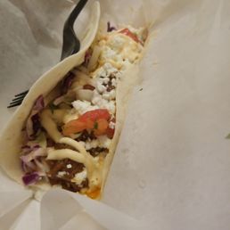 Brisket taco