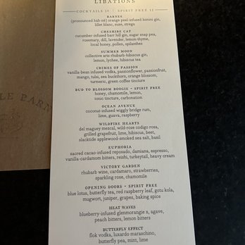 Little Barn - Drink menu - New American Near Me - Kennebunk Beach, Maine