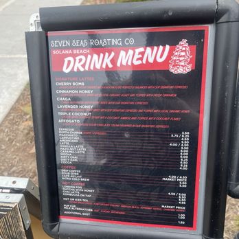 Seven Seas Roasting - Menu - Coffee Roasteries Near Me - Solana Beach, California