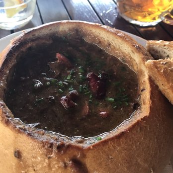 Konírna - The goulash bread bowl. Tasty top! - Czech Near Me - Prague, Puerto Rico