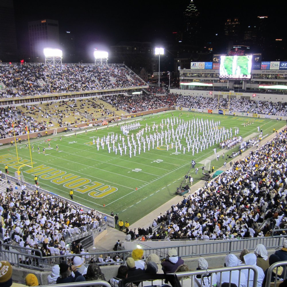 Bobby Dodd Stadium - View from NE corner. - Stadiums & Arenas Near Me - Atlanta, Georgia