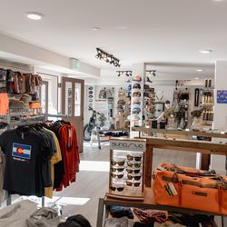 basin + bend - Interior of Black Haw's Fly Shop and Outdoor Gear Store