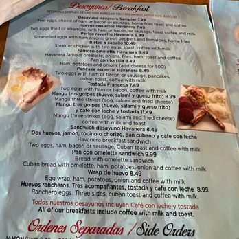 Parrilla Havanera Restaurant - Menu - Cuban Near Me - Miami, Florida Parrilla Havanera Restaurant - Menu - Cuban Near Me - Miami, Florida