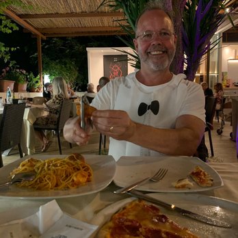 Mirage - Enjoying lobster pasta! - Seafood Near Me - Domus de Maria, California