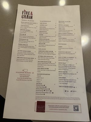 Menu photo 1 Fire & Grain Hershey, PA Menu photo 1 Fire & Grain Hershey, PA
