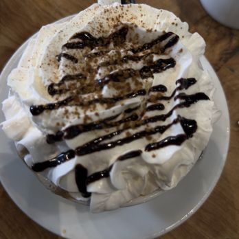 Brownstone Pancake Factory - Hot Pistachio White Chocolate Latte - Breakfast & Brunch Near Me - Englewood Cliffs, New Jersey