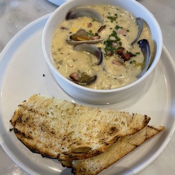 et al. - Hawaiian Clam Chowder with Sourdough Bread. - Breakfast & Brunch Near Me - Honolulu, Hawaii et al. - Hawaiian Clam Chowder with Sourdough Bread. - Breakfast & Brunch Near Me - Honolulu, Hawaii
