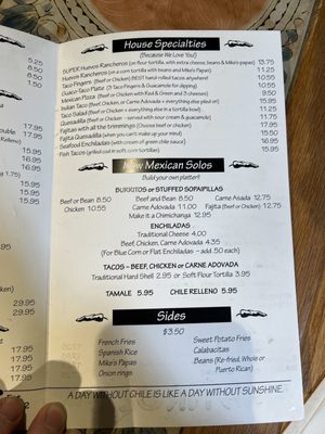 Menu photo 1 Monroe's Restaurant Albuquerque, NM