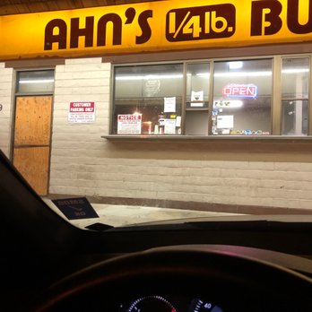 Ahn's Quarter Pound Burger - the inside of the building - Burgers Near Me - Oakland, California
