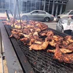 The smoked/grilled chicken
