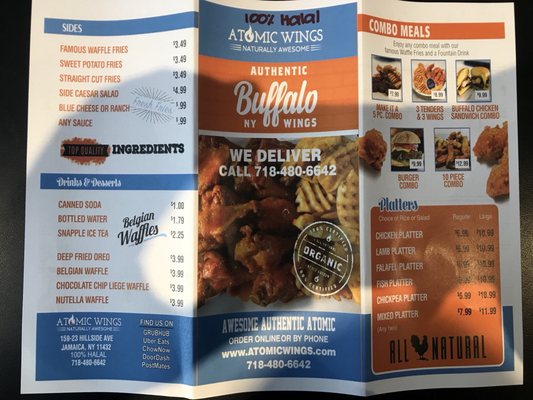 Menu photo 4 Atomic Wings Jamaica, NY