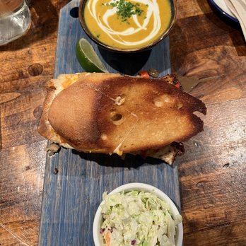 Burgoo Bistro - Grilled cheese with chorizo - Comfort Food Near Me - Vancouver, British Columbia