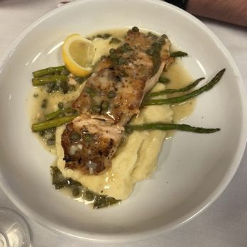 Blue Water Cafe - Salmon picatta - Seafood Near Me - Haven Beach, New Jersey