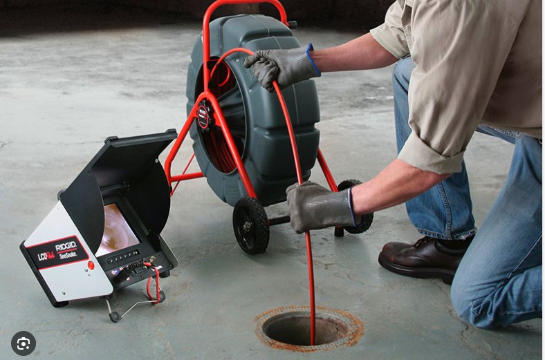 Slide of Flush Drain & Sewer Cleaning