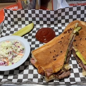Debary Diner - Cuban Sandwich, fries and coleslaw. - Diners Near Me - Debary, Florida